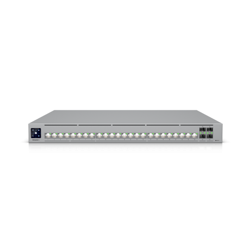 Коммутатор Ubiquiti ECS-24S - (2) AC вход, Модули питания с горячей заменой, 8 MB, 150W