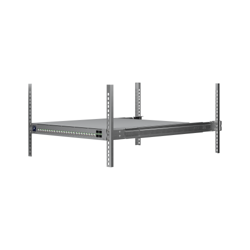 Коммутатор Ubiquiti ECS-24S - (2) AC вход, Модули питания с горячей заменой, 8 MB, 150W
