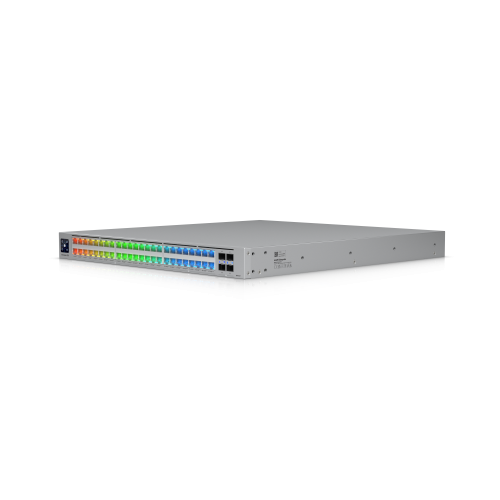 Коммутатор Ubiquiti ECS-48S-PoE-EU - (2) AC вход, Модули питания с горячей заменой, 30W, 60W