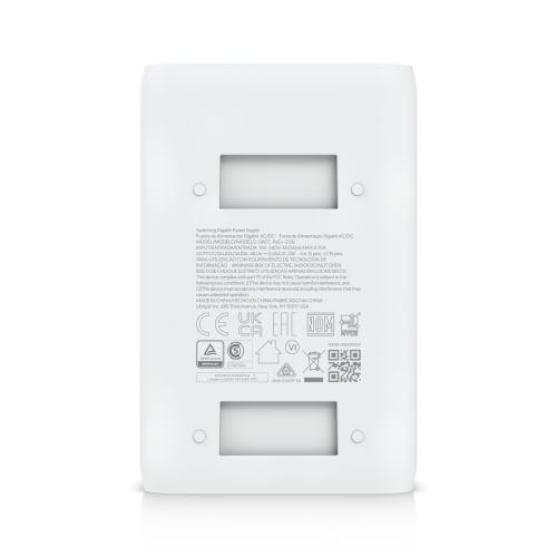 Инжектор PoE Ubiquiti UACC-PoE+-2.5G-EU - ≤ 1%, ≤ 3%, 1% Макс.
