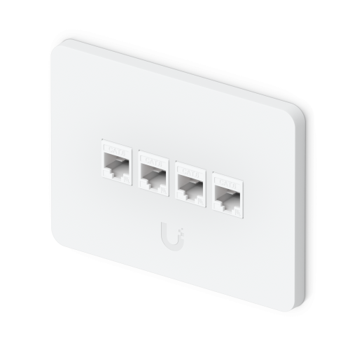 Крепление Ubiquiti UACC-WP-Keystone-H-4P - 4-Port, Сталь SGCC, Поликарбонат
