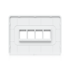 Крепление Ubiquiti UACC-WP-Keystone-H-4P - 4-Port, Сталь SGCC, Поликарбонат