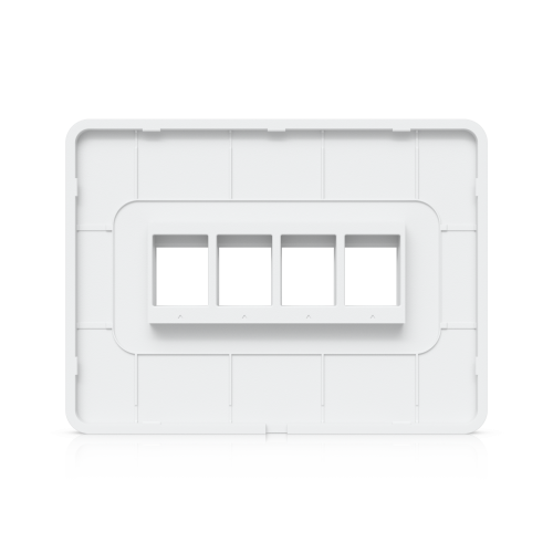 Крепление Ubiquiti UACC-WP-Keystone-H-4P - 4-Port, Сталь SGCC, Поликарбонат