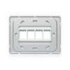Крепление Ubiquiti UACC-WP-Keystone-H-4P - 4-Port, Сталь SGCC, Поликарбонат