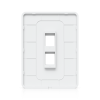 Крепление Ubiquiti UACC-WP-Keystone-V-2P - 2-Port, Сталь SGCC, Поликарбонат