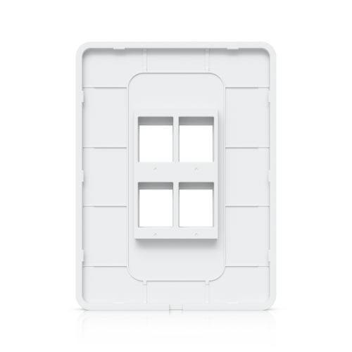 Крепление Ubiquiti UACC-WP-Keystone-V-4P - 4-Port, Сталь SGCC, Поликарбонат