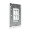 Крепление Ubiquiti UACC-WP-Keystone-V-4P - 4-Port, Сталь SGCC, Поликарбонат