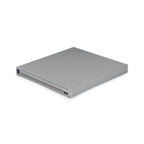 Коммутатор Ubiquiti USW-Pro-XG-24-PoE - суммарный бюджет poe 720W, AC вход, 30W