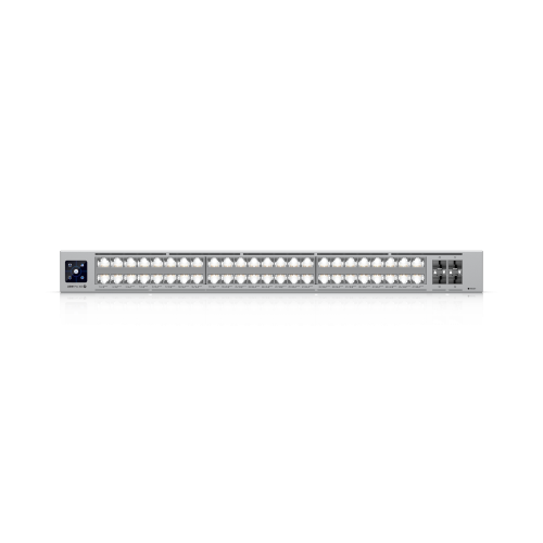 Коммутатор Ubiquiti USW-Pro-XG-48-PoE-UK - суммарный бюджет poe 200-240V AC: 1080W 100-120V AC: 972W, AC вход, 30W