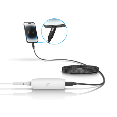 UBIQUITI Кабель USB-C Cable with Charge Display 0.3m UBIQUITI Кабель USB-C Cable with Charge Display 0.3m