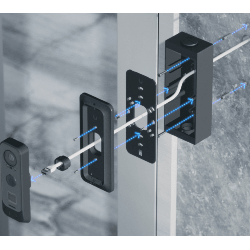 UBIQUITI настенный монтажный бокс Reader Pro Junction Box, чёрный