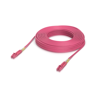 UBIQUITI Волоконно-оптический патч-корд OM4 Duplex LC UPC Fiber Patch Cable 30 м UBIQUITI Волоконно-оптический патч-корд OM4 Duplex LC UPC Fiber Patch Cable 30 м