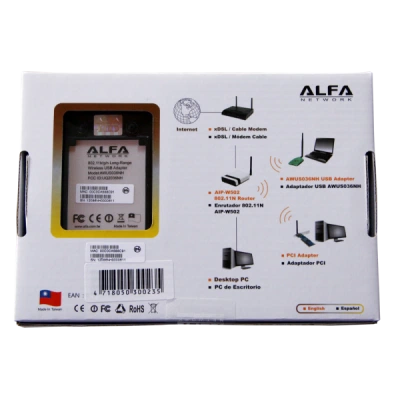 UBIQUITI Wi-Fi-адаптер Alfa AWUS 036NH UBIQUITI Wi-Fi-адаптер Alfa AWUS 036NH