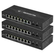 UBIQUITI Коммутатор EdgeSwitch 10XP (3-pack)